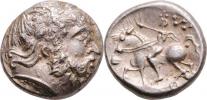 AR Tetradrachma - typ W-Reiter - hlava zprava /