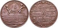 Hautsh - medaile na jednotu říše a vítězný rok 1686 -