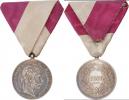 Stříbrná pamětní medaile pro pražské ozbrojené sbory