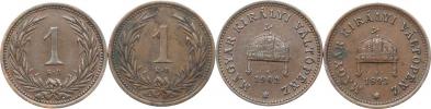 1 Fillér 1893