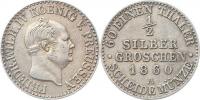 1/2 Silber groschen 1860 A         KM 461