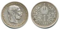 1 Koruna 1892 b.zn.        "R"