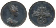 Medaile 1836 na pražskou korunovaci Marie Anny   Cu 46 mm