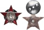Řád "Rudé hvězdy"  4. typ (1940) č. 565799  smalt. nepunc. Ag