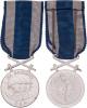 Stříbrná vojenská medaile Za zásluhy - pražské