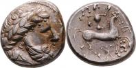 AR Tetradrachma - typ Audoleon - hlava zprava /