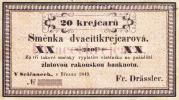 Seltschan (Sedlčany) - Fr.Drässler - 20 Krejcar 1849