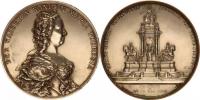 Medaile na odhalení pomníku ve Vídni 1888
