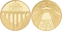 5000 Koruna (1/2 Unce) 2013 - Železniční most v
