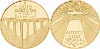 5000 Koruna (1/2 Unce) 2013 - Železniční most v