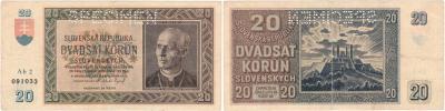 20 Koruna 1939