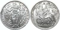 Millenium Sv.Václava 1929 / Rozvzpomeň se... Ag 40 mm  30
