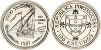 100 Escudos 1987 - Nuno Tristao