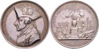 Friedrich II. - úmrtní medaile 1786 - poprsí zleva