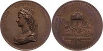 Korunovačná medaila 1867 Budín