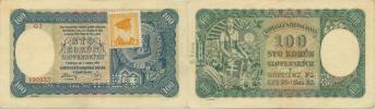 100 Ks 1940  sér.  G 2   II. vydání   SPECIMEN     Baj. 63a