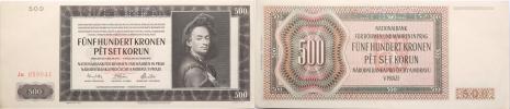 500 Koruna 1942 - 2.vyd.- sér.Ja