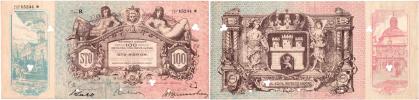 Lwow - 100 Koruna 1915 - tři podpisy