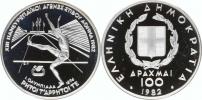 100 Drachmes 1982 - XIII. panevropské hry