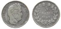 5 Francs 1843 W      KM 749