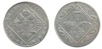 7 Krejcar 1802 G - dr.st. přeražby z 12 Krejcaru 1795