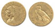 2 1/2 Dolar 1912 - hlava indiána