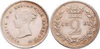 2 Pence 1861 - typ Maundy sets