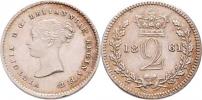 2 Pence 1861 - typ Maundy sets