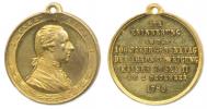 Nesign. - medaile k 100.výročí nástupu na trůn 29.11.1780 - 1880