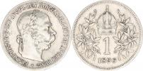 1 Koruna 1896 b.zn.       "R"