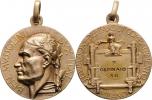 Benito Mussolini - zlacená medaile b.l. - hlava zleva