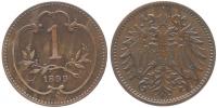 1 Haléř 1899 b.zn.