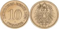10 Pfennig 1874 E "R"