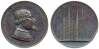 F.Broggi - medaile k 500.výr.zahájení stavby katedrály 1386 - 1886