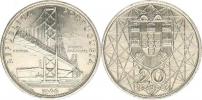 20 Escudos 1966 - Otevření mostu          KM 592      Ag 650  10