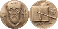 1100 let smrti sv. Metoděje / Velká Morava (1985)     bronz 70 mm