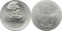 10 M 1979 - Ludwig Feuerbach       "RR"    KM 73     Ag 500  17 g