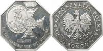 50 000 Zlotych 1992 - VIRTUTI MILITARI        Y. 229;  Parch. 618