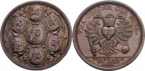 Müller - medaile na korunovaci ve Frankfurtu 1711 -