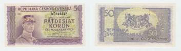 50 Koruna b.l.(1945)