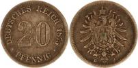 20 Pfennig 1875 D