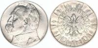 10 Zlotych 1936 - Pilsudski        Y. 29