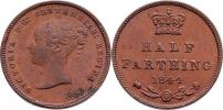 1/2 Farthing 1844