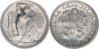 1 Kčs 1947 - Al   "FALZUM"  ražené    1