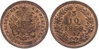 5/10 Grajciar 1859
