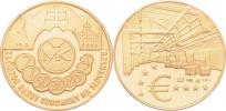 Začátek ražby euromincí na Slovensku 19.8.2008 -