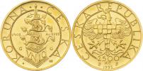 2500 Koruna (1/4 Unce) 1995 - české mince