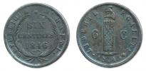 6 Centimes 1846