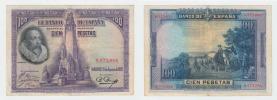 100 Pesetas 1928