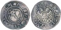 1/2 Batzen (2 Krejcar) b.l. s tit.Rudolfa II.